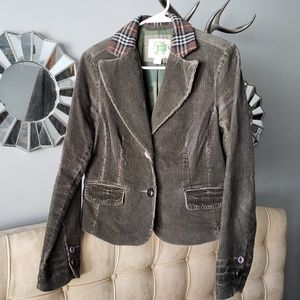 Ett:twa | Cropped Corduroy Blazer